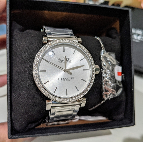 COACH MADISON SET WATCH + BRACELET - Picture 3 of 10